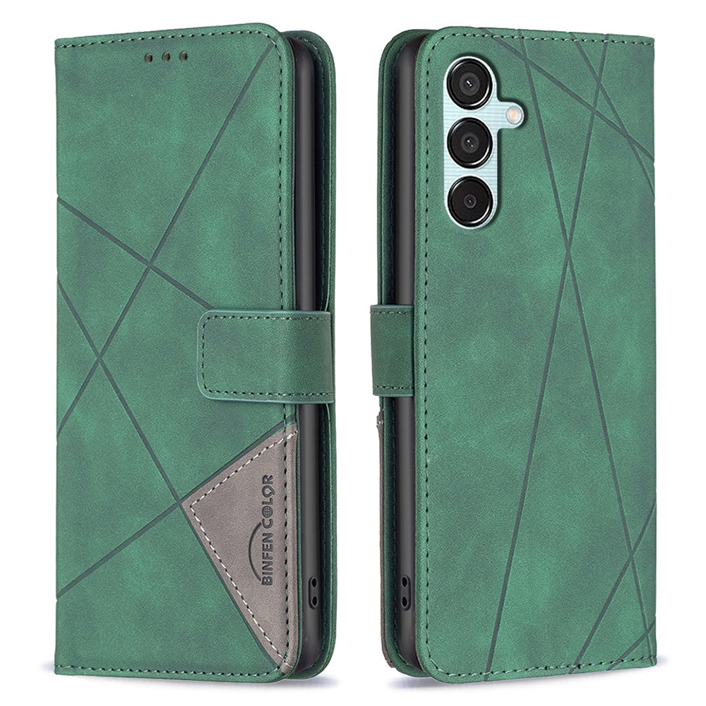 BINFEN COLOR BF05 For Samsung Galaxy M15 5G Imprinted Case PU Leather Wallet Phone Cover BINFEN COLOR BF05 For Samsung Galaxy M15 5G Imprinted Case PU Leather Wallet Phone Cover